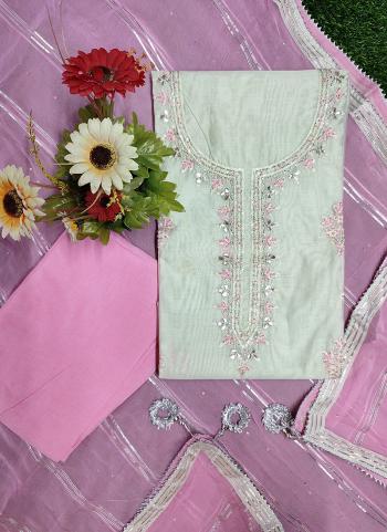 Chanderi Silk Wedding Wear Latest Designer Hand Work Salwar Suits Collection