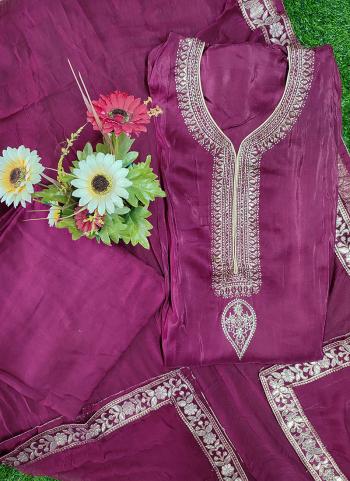 Pure Dola Silk Latest Designer Party Wear Hand Work Salwar Suits Collection