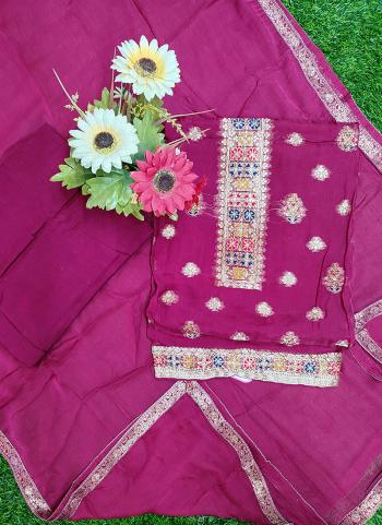 Karwa Chauth Special Pure Dola Silk Designer Salwar Suits Collection