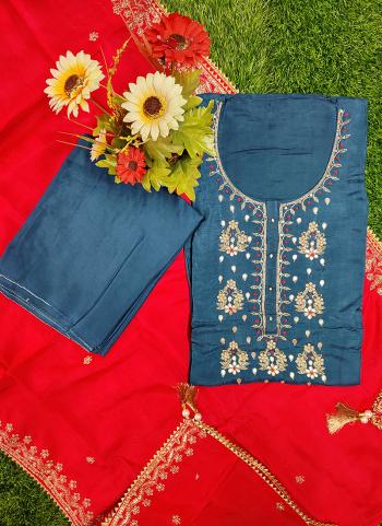 Karwa Chauth Wear New Designer Heavy Silk Salwar Suits Collection