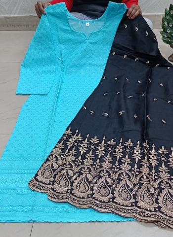 2023y/January/38042/Sky-Blue-Cambric-Cotton-Traditional-Wear-Lucknowi-Work-Kurti-With-Sharara-KD131-6.jpg