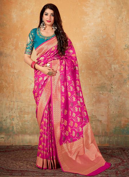 Designer Banarasi Silk Wedding Wear Weaving Sarees Collection Catalog