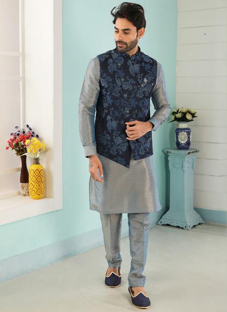 modern kurta pajama with jacket party wear
