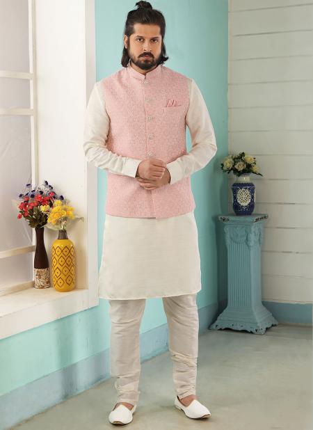 modern kurta pajama with jacket party wear