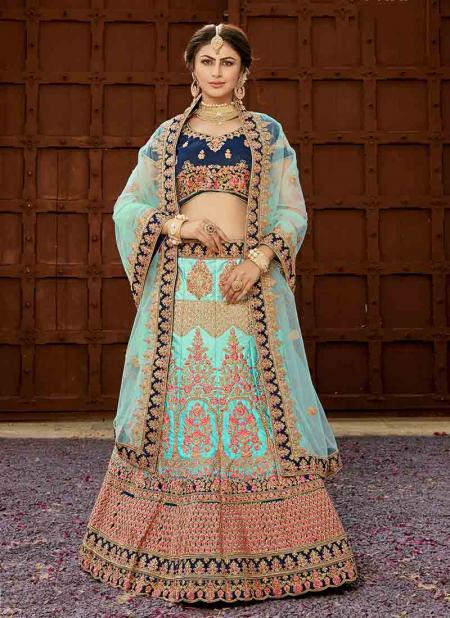 hand work bridal lehenga
