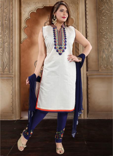 readymade churidar cotton