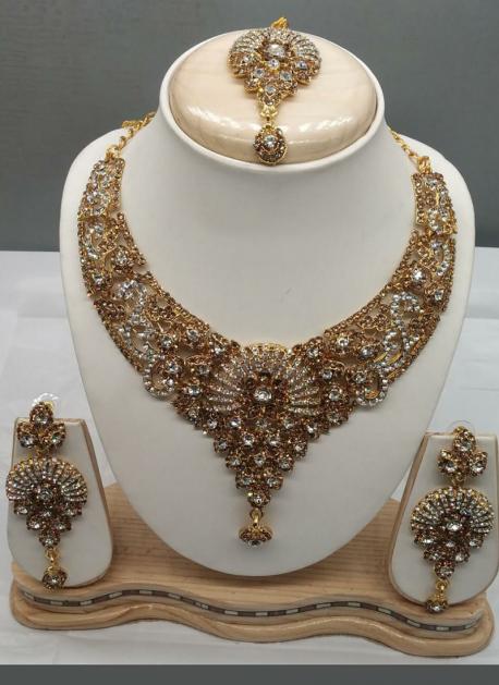 fancy necklace set with price