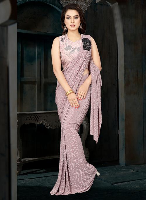 party wear dress from saree