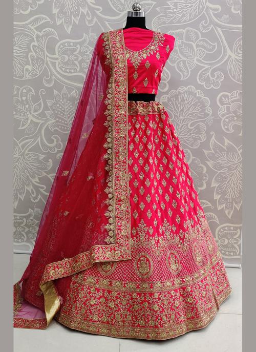 net wedding lehenga