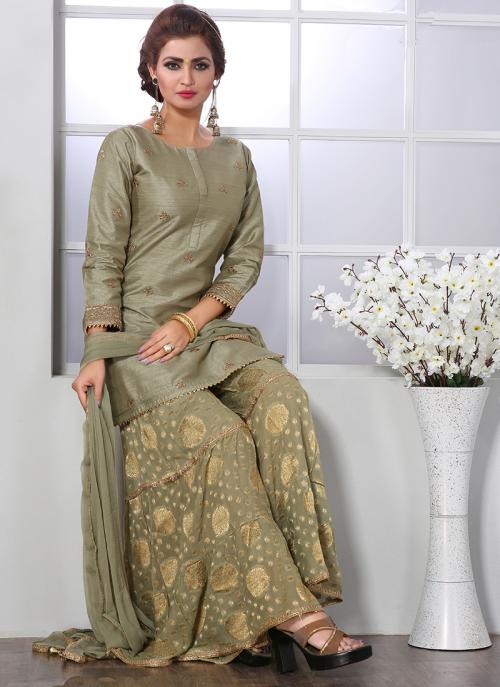 plus size sharara suits