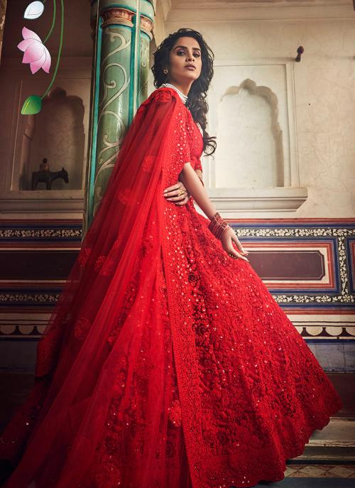 sequin lehenga choli