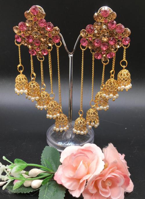 gold jhumka style