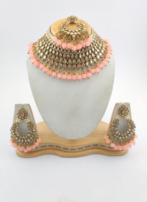 Fancy Chokar Style Necklace Set 