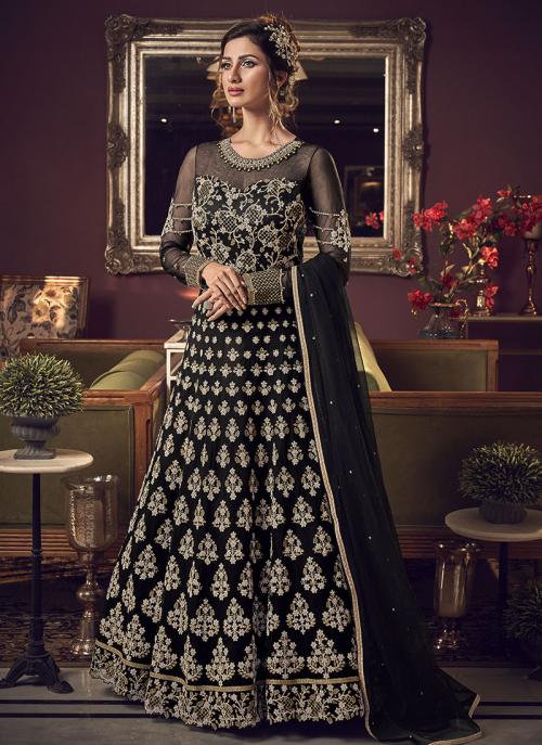 anarkali work dresses