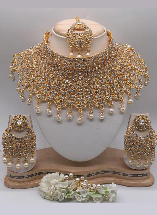 dulhan necklace set photos