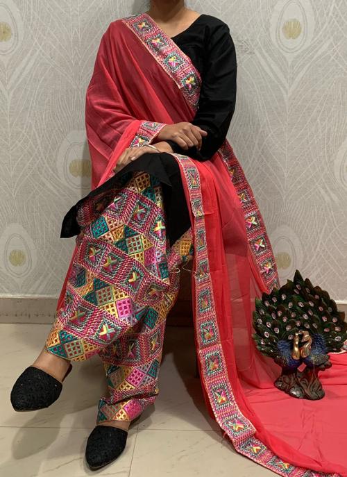 phulkari salwar online