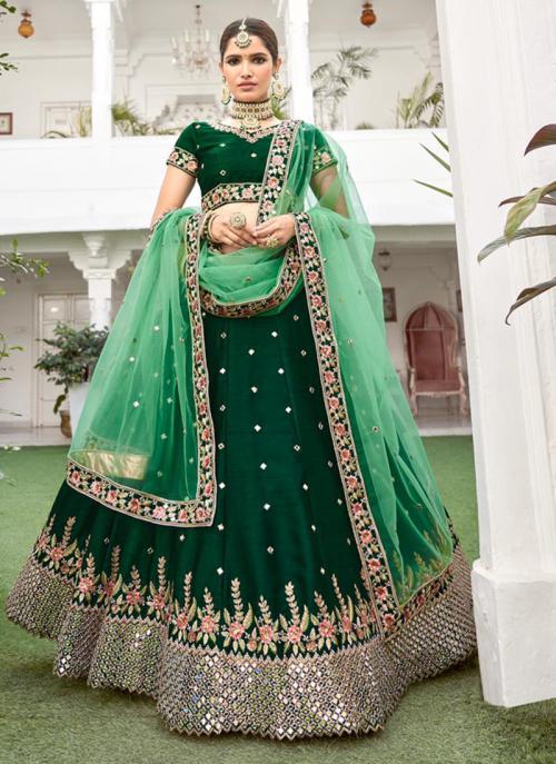 heavy work lehengas