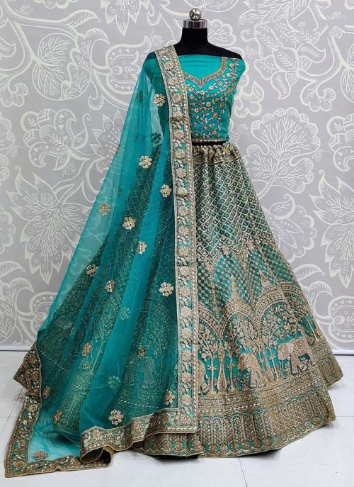 sky blue lengha