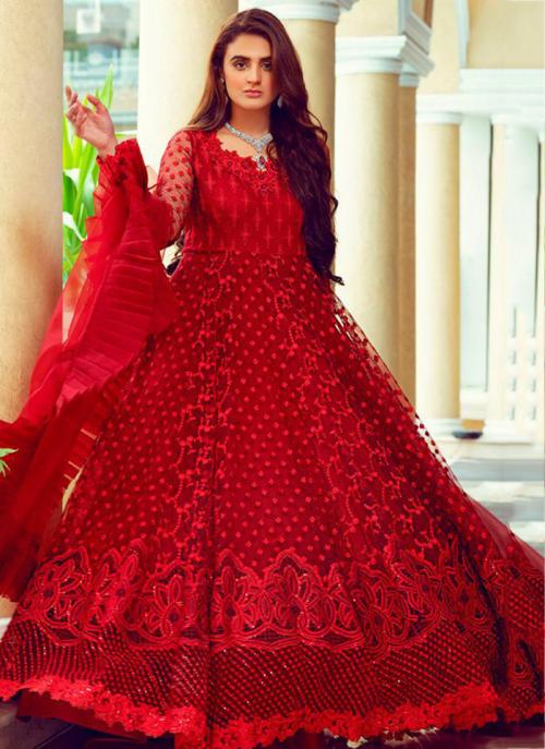 pakistani red suit