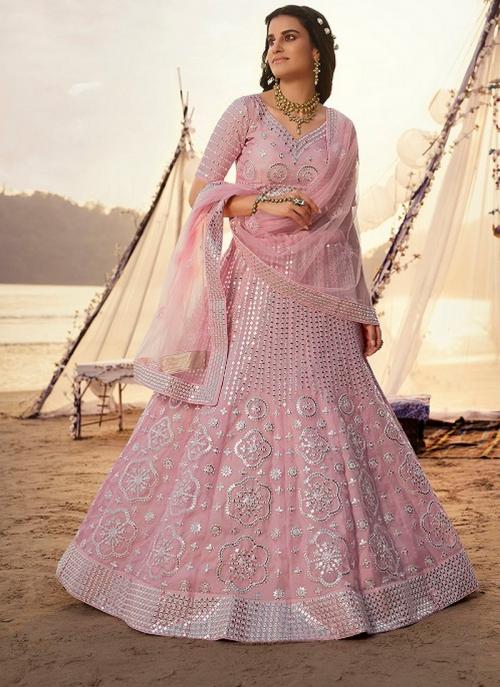 mirror work chaniya choli