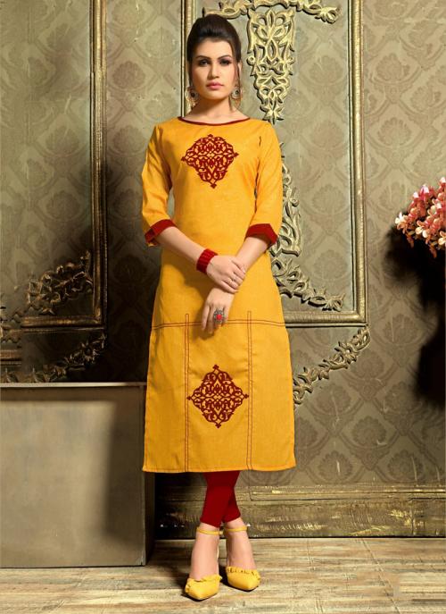 applique work kurtis