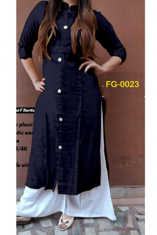 plain rayon kurtis