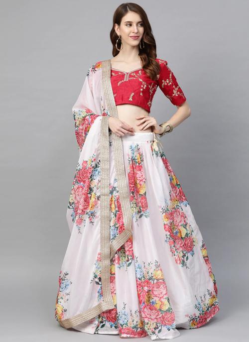 printed lehenga choli