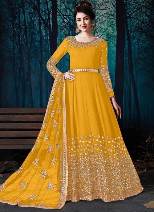 mirror work anarkalis