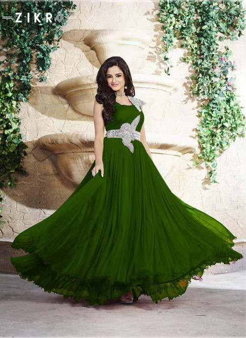 green party dresses online