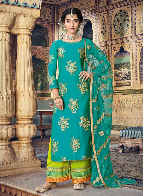 printed palazzo suits