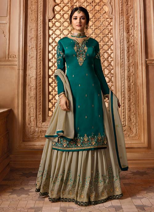 teal green sharara