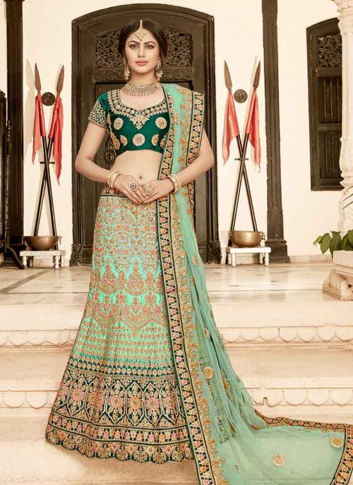 hand work lehenga choli