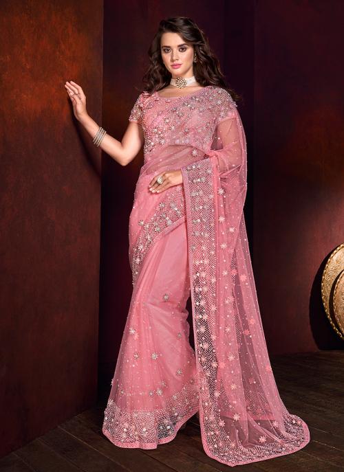 work sarees for wedding