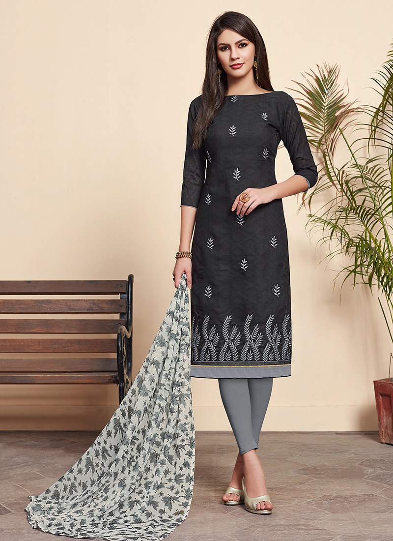 fancy cotton churidar
