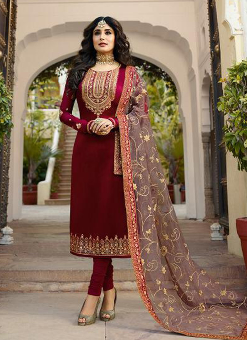 heavy churidar suits