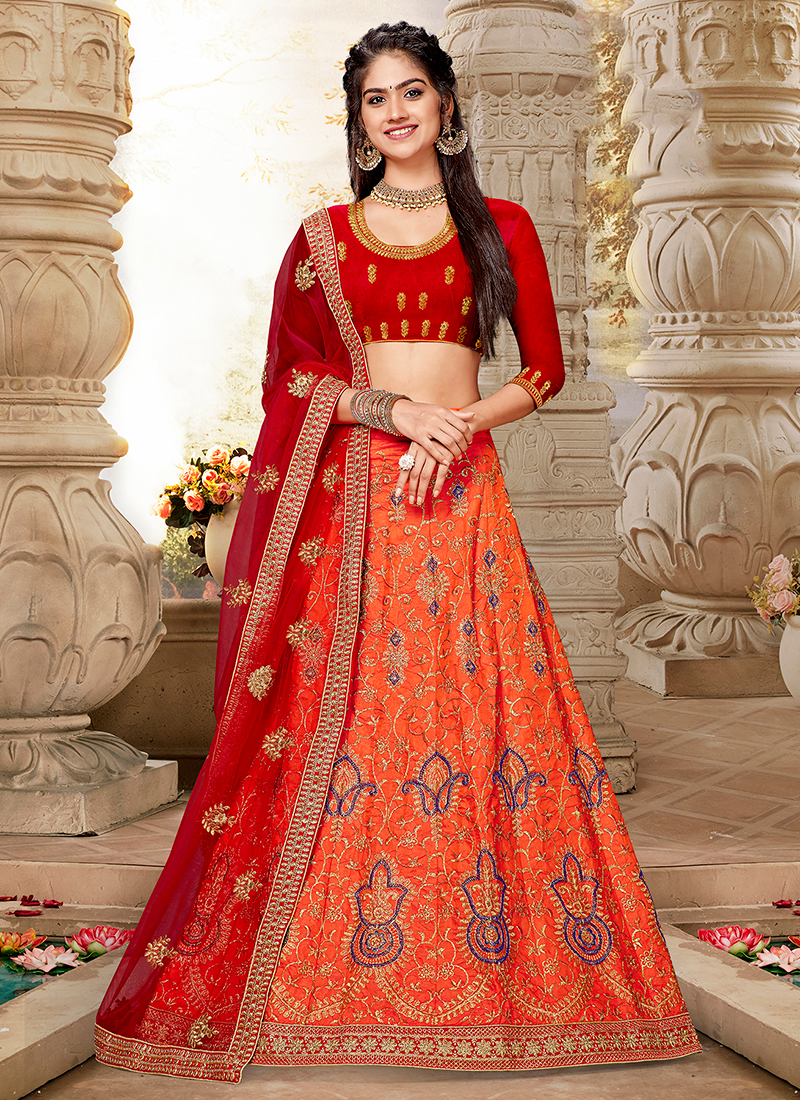 traditional look lehenga