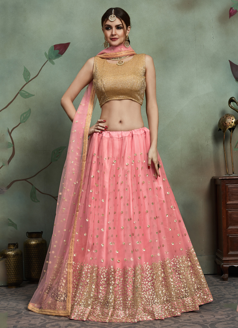 how to wear lehenga for reception