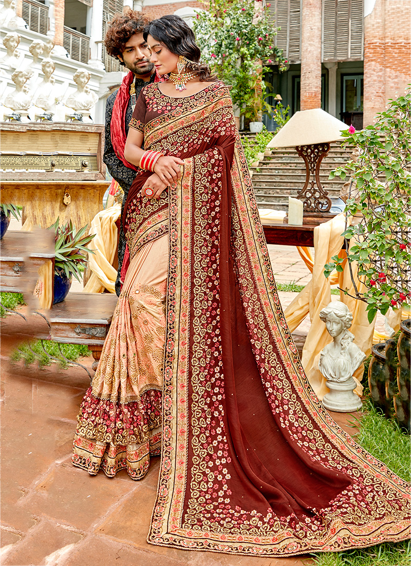 new designer half sarees