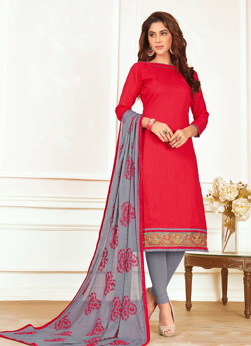 lace material churidar