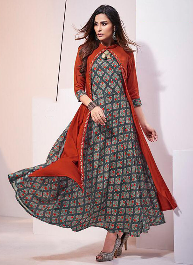 viscose frock salwar