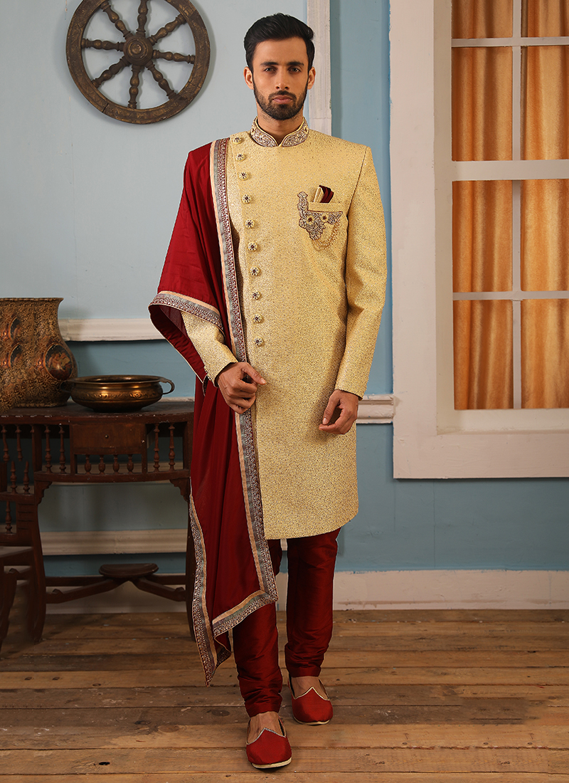 sherwani style salwar suits