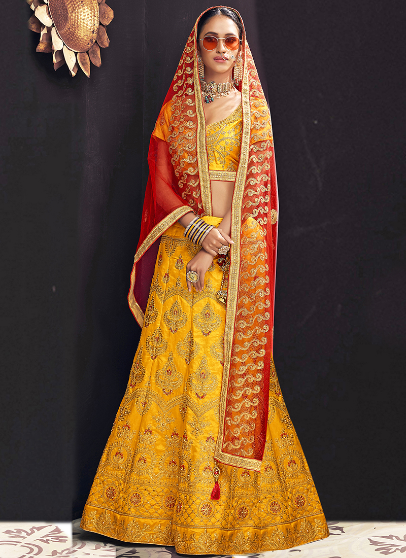 Banglori Silk Latest Designer Festival Wear Lehenga Cholis Collection